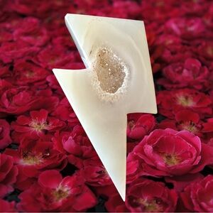 Druzy Agate Lightening Bolt ⚡️ (B)